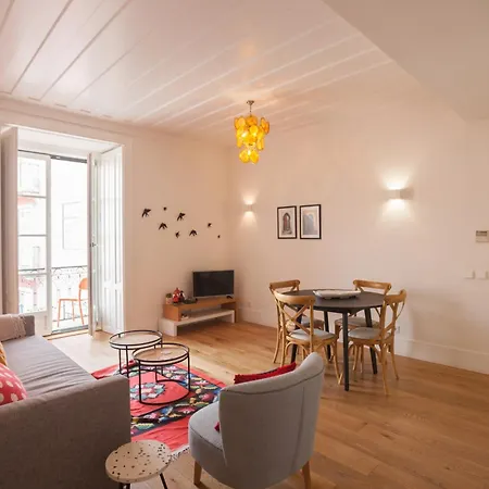 Flh Restauradores Bright & Chic Flat With Balcony 公寓 Lisboa